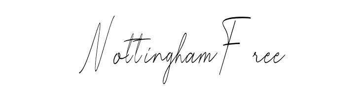 NottinghamFree  Free Fonts Download