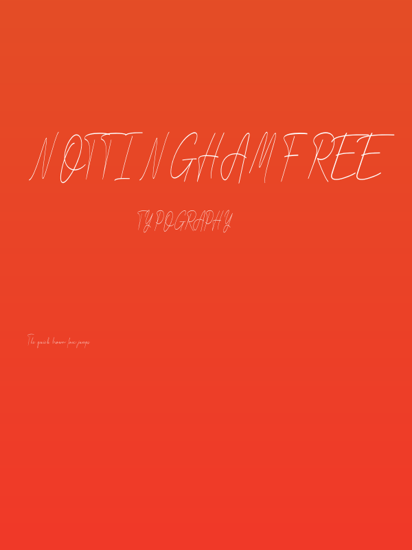 NottinghamFree Poster