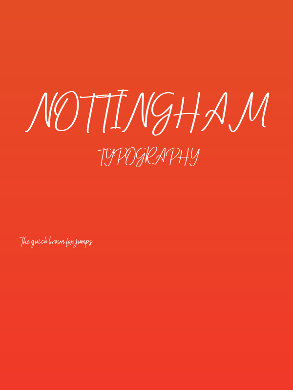Nottingham Poster