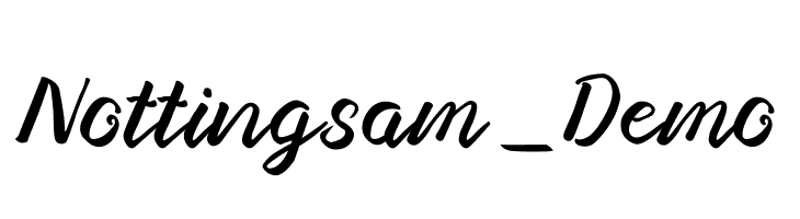 Nottingsam_Demo  Frei Schriftart Herunterladen
