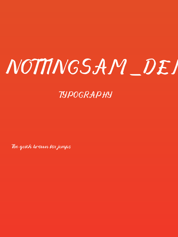 Nottingsam_Demo Poster