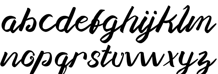 Nottingsam_Demo Font LOWERCASE
