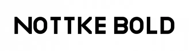 Nottke Bold  フリーフォントのダウンロード