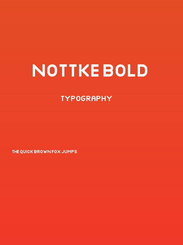 Nottke Bold Poster