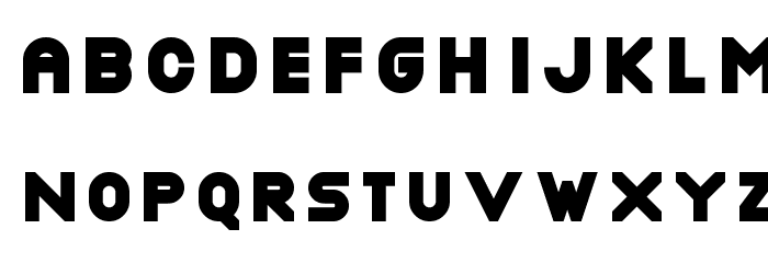 NottkeBlack Font LOWERCASE