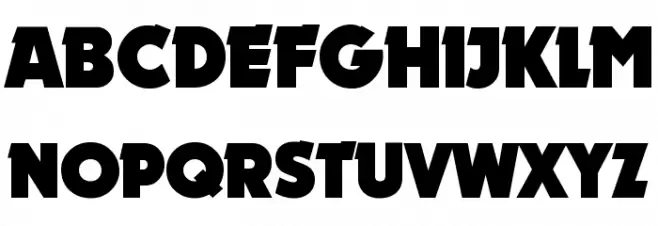Nougat ExtraBlack Schriftart Groß