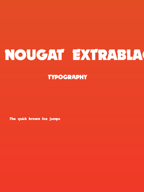 Nougat ExtraBlack Poster