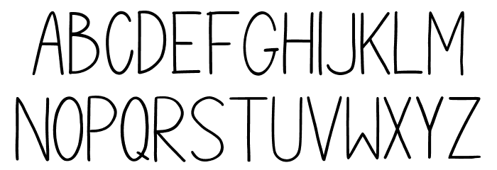 Nougat Font LOWERCASE