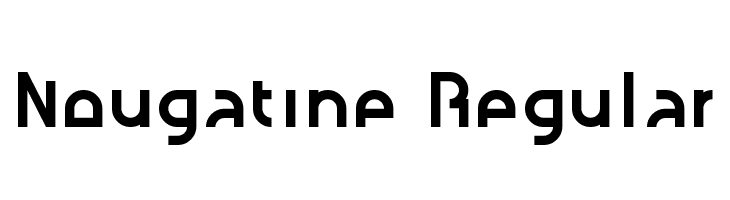 Nougatine Regular  Frei Schriftart Herunterladen