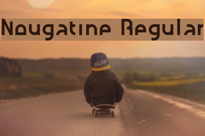 Nougatine Regular Font examples