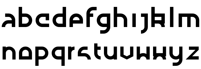 Nougatine Regular Font LOWERCASE