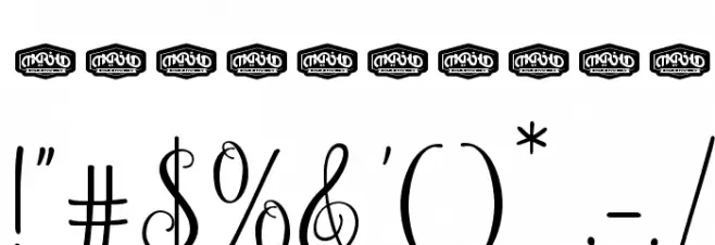 Nouradilla Font OTHER CHARS