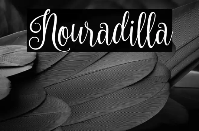 Nouradilla Font examples