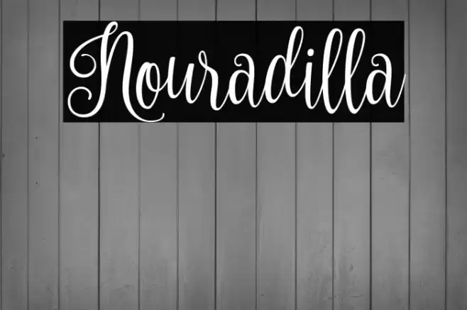 Nouradilla Font examples