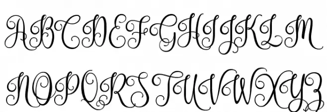 Nouradilla Schriftart Groß