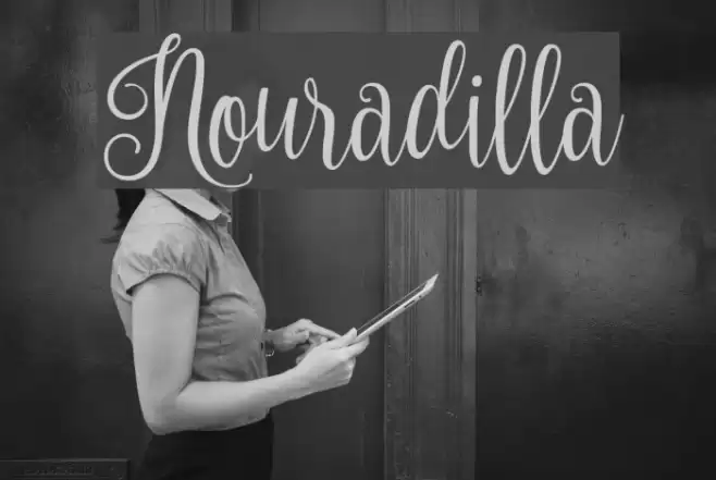 Nouradilla Font examples