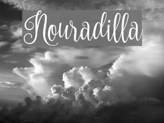 Nouradilla Font examples