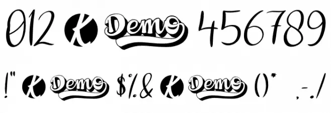 Nousilka Demo Regular Font OTHER CHARS
