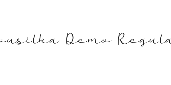 Nousilka Demo Regular Logo