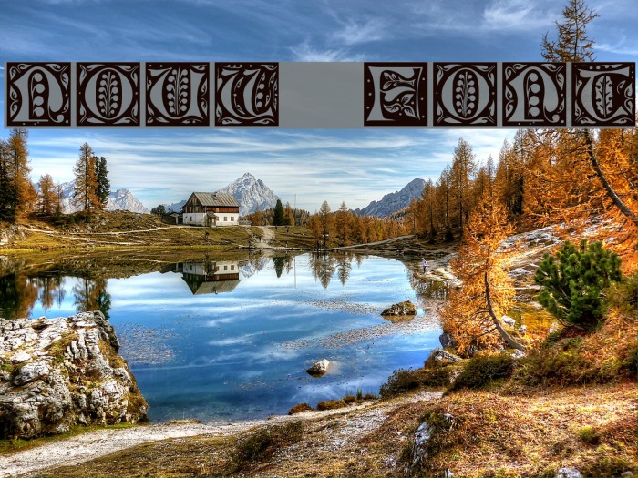 Nouv Font examples