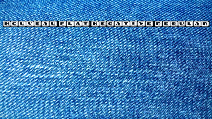 Nouveau Flat Negative Regular Example 2