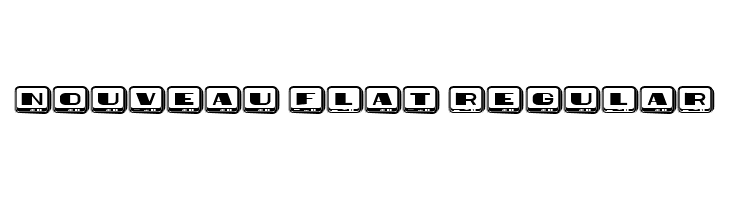 Nouveau Flat Regular  Frei Schriftart Herunterladen