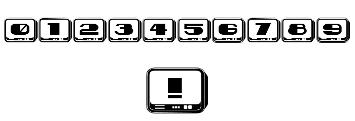 Nouveau Flat Regular Font OTHER CHARS