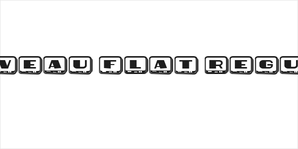 Nouveau Flat Regular Logo
