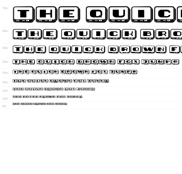 Nouveau Flat Regular Waterfall