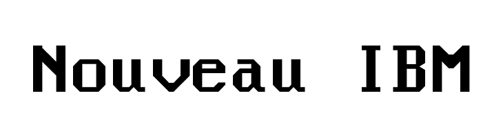 Nouveau IBM  免费字体下载