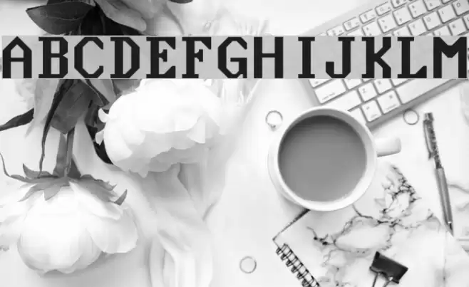 Nouveau IBM Font examples