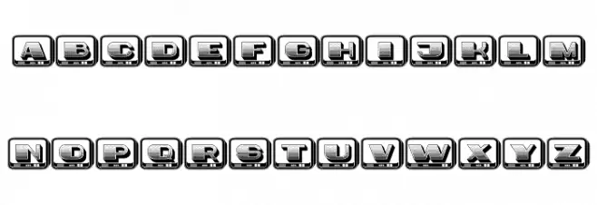 Nouveau Regular Schriftart Groß
