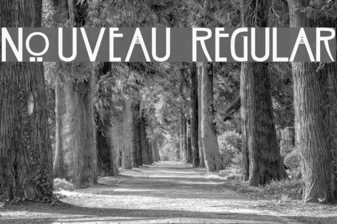 Nouveau Regular Font examples