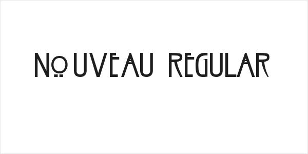 Nouveau Regular Logo