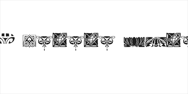 Nouveau Rococo Deco Dings I Logo