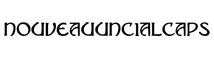 Nouveau Uncial Caps  Free Fonts Download