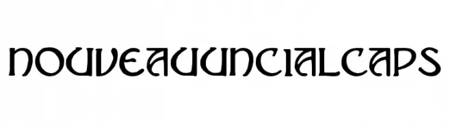 Nouveau Uncial Caps  免费字体下载