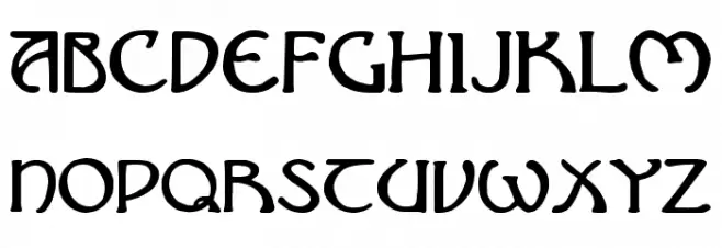 Nouveau Uncial Caps 字体 大写