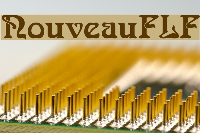 NouveauFLF Font examples