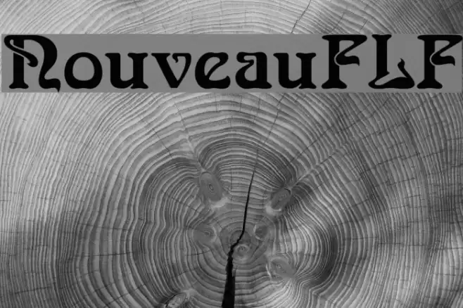 NouveauFLF Font examples