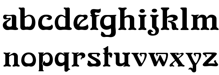NouveauFLF Font LOWERCASE