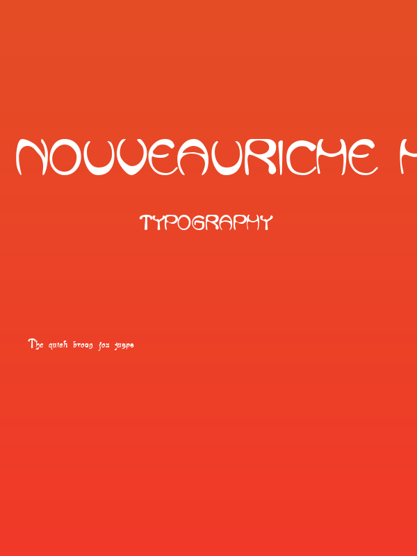 NouveauRiche Heavy Poster