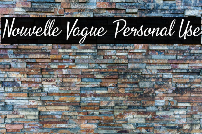 Nouvelle Vague Personal Use Example 3