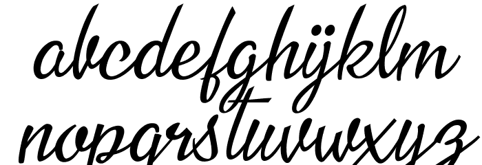 Nouvelle Vague Personal Use Font LOWERCASE