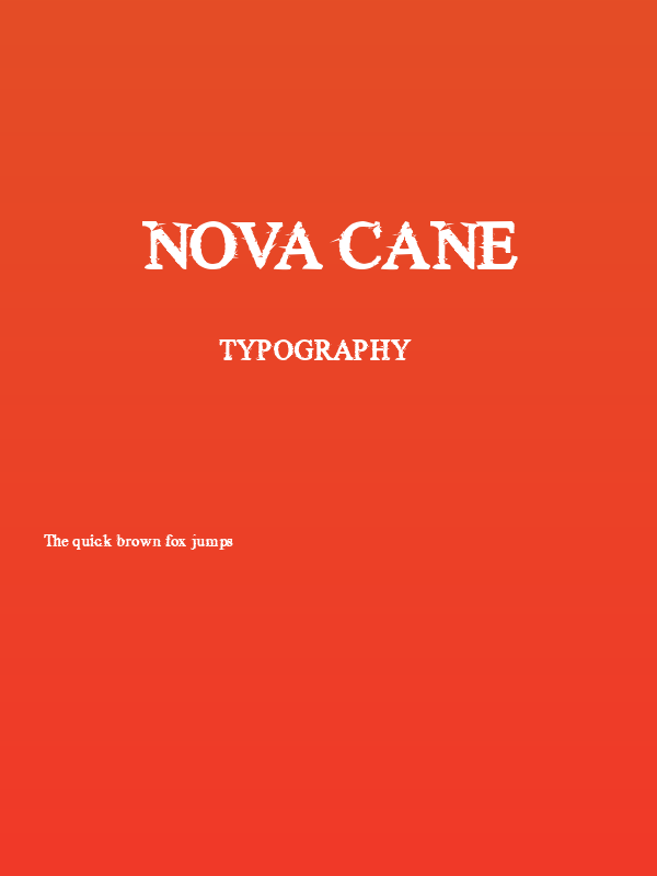 Nova Cane Poster