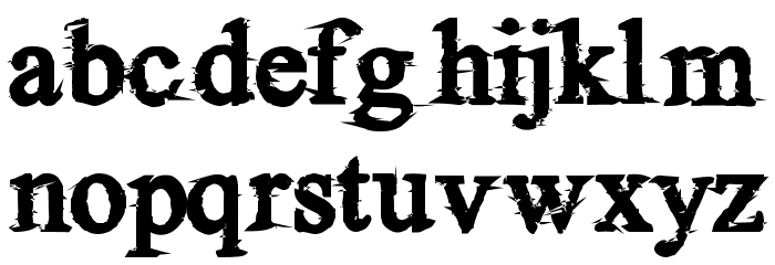Nova Cane Font LOWERCASE