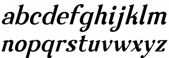 Nova Classic Bold Italic Fuentes MINÚSCULAS