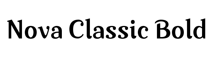 Nova Classic Bold  नि: शुल्क फ़ॉन्ट्स डाउनलोड