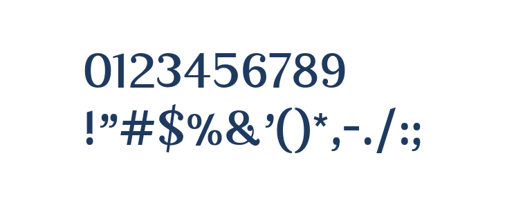 Nova Classic Bold Other Characters