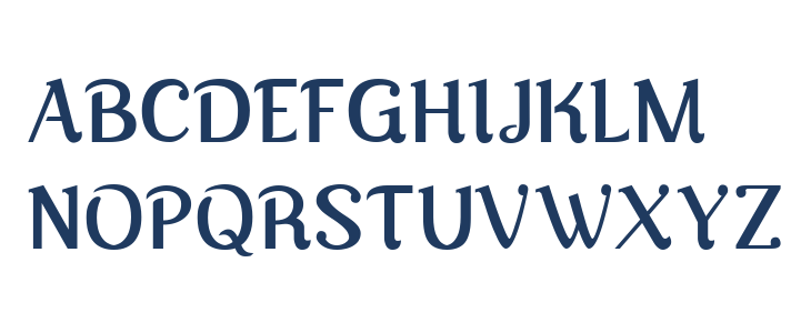 Nova Classic Bold Uppercase